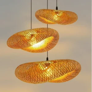 NaturaWeave™ Bamboo Pendant Ceiling Lamp