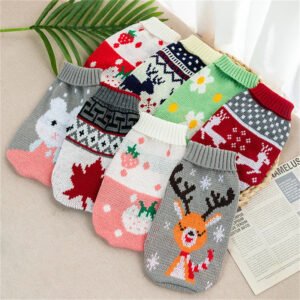 CozyElk Winter Pet Sweater