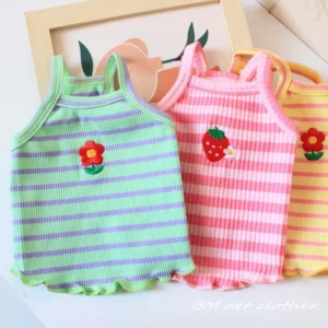 Princess Floral Dog Vest & Skirt