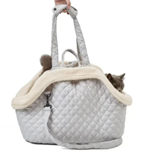 PlushCarry Winter Pet Handbag