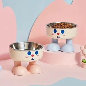 Cute Stainless Steel Pet Bowl