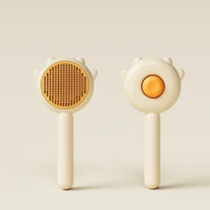 FurRefresh Self-Cleaning Slicker Brush