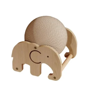 SpinPaw Wooden Scratching Ball