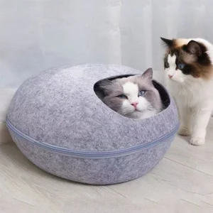 Lumosie CozyEgg™ Felt Cat Cave Bed