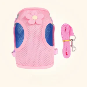 BloomMesh Reflective Pet Harness & Leash
