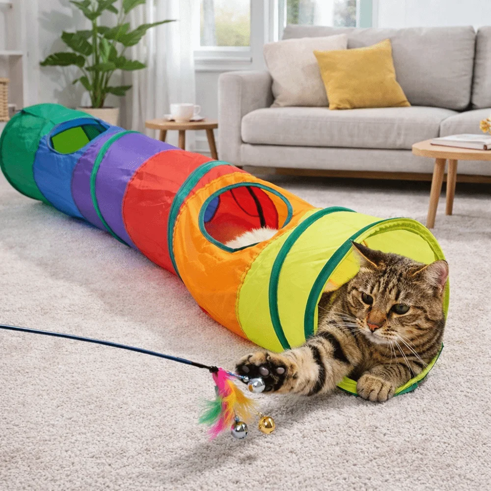Cloth Catnip Tunnel - Image 9