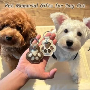 Paw Fur Keepsake Keychain