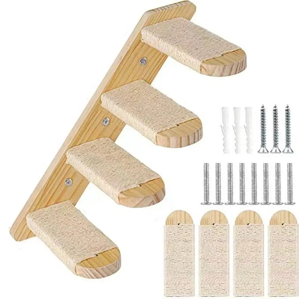 Solid Wood Cat Climbing Shelf - Image 6