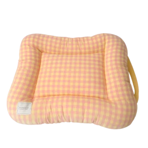 Corduroy Plaid Cushion Bed