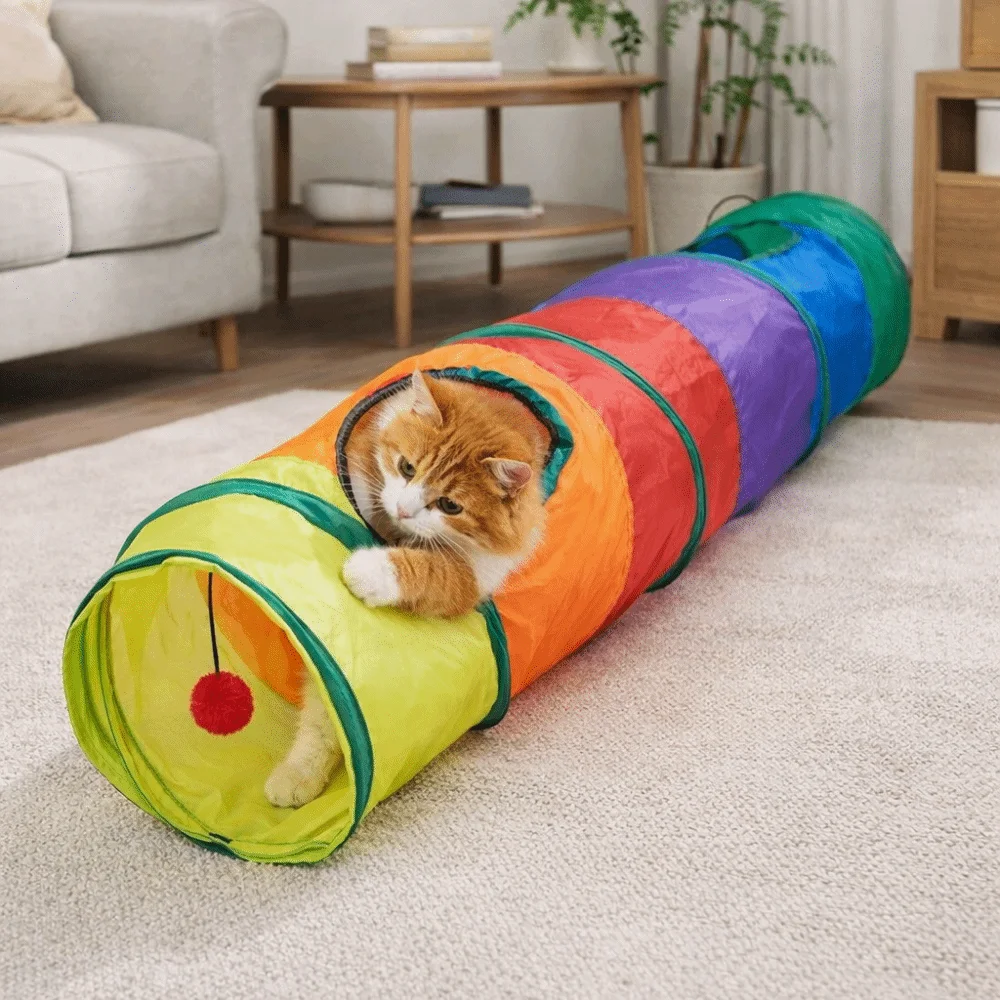 Cloth Catnip Tunnel - Image 6