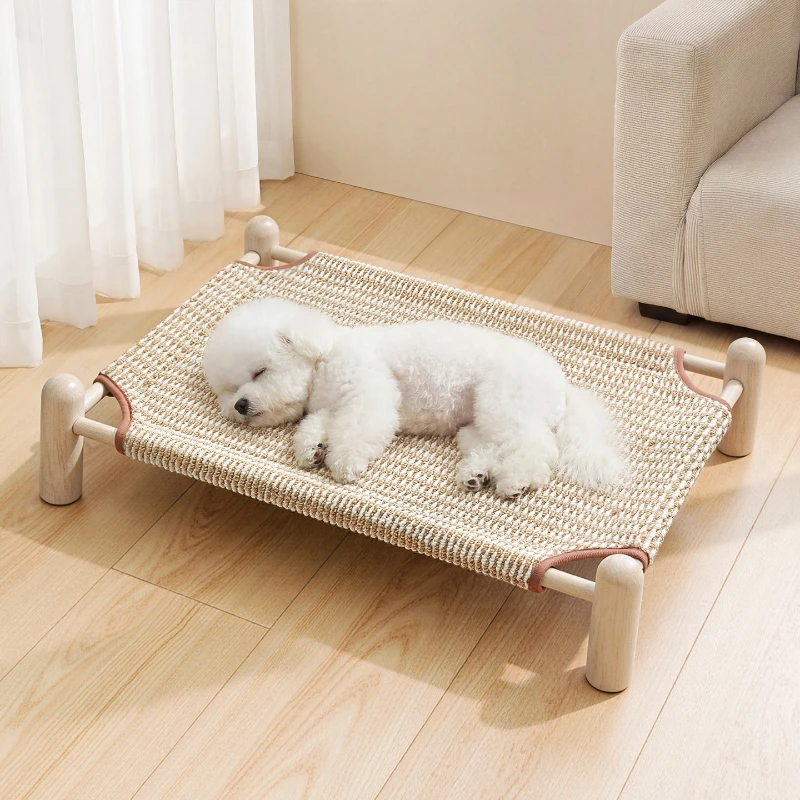Wooden Elevated Pet Cot - Image 2