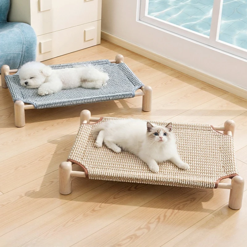 Wooden Elevated Pet Cot - Image 7