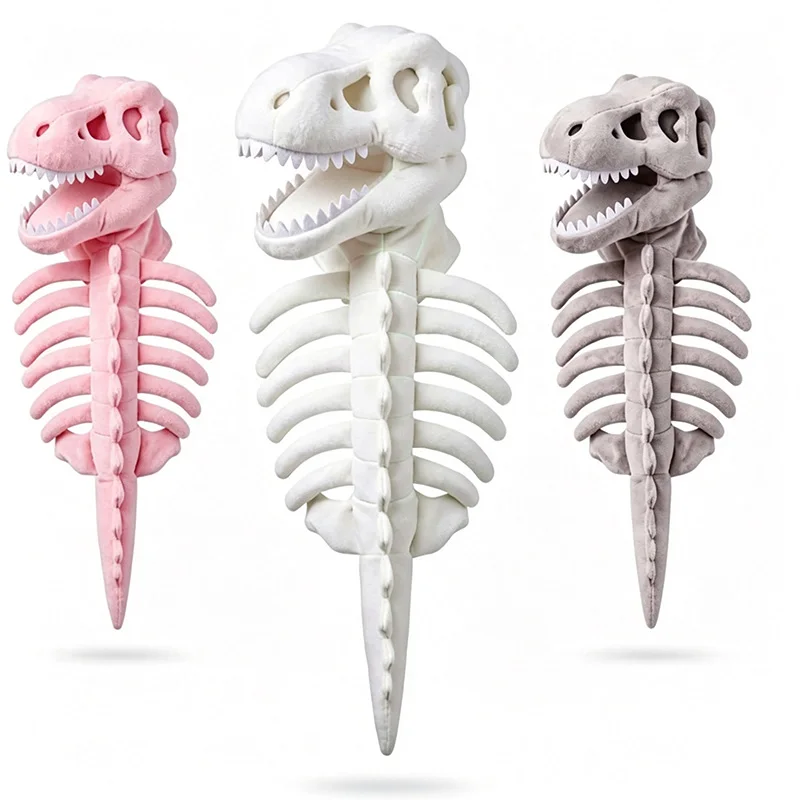 Glow-in-the-Dark Dinosaur Skeleton Pet Costume - Image 9