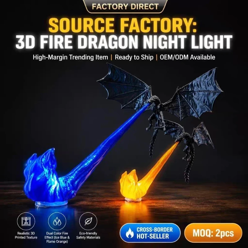 DoD/GOT Dragon Bookshelf Corner Light - Image 4