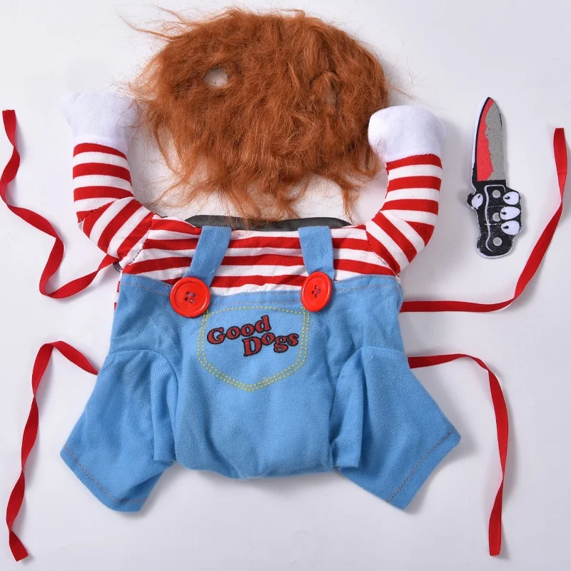 Spooky Doll Pet Cosplay Outfit - Image 4